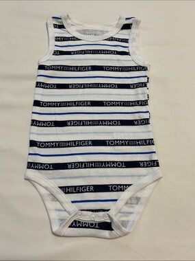 Tommy Hilfiger Striped Tank Onesie